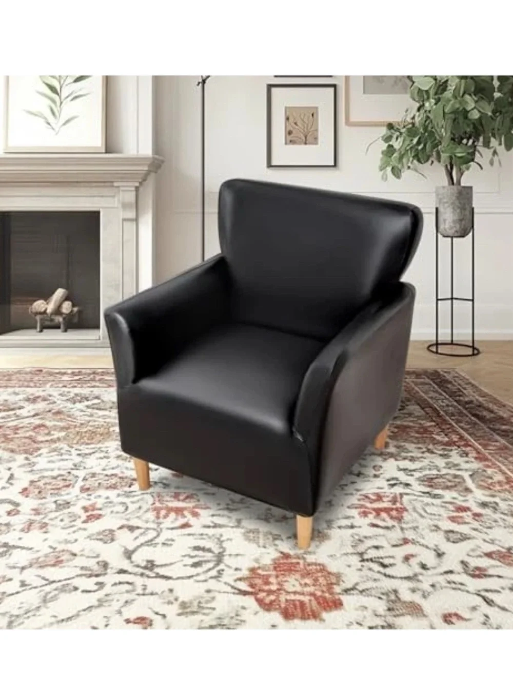 2 waterproof PU leather chair covers NEW